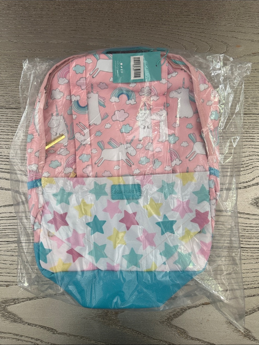 Posh Peanut Olive Backpack NWT and original packaging